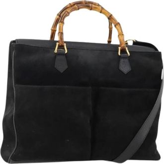 Gucci Pre-owned Handbags, female, Black, Size: ONE SIZE Pre-owned Vintage Hand Bag