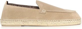 Emporio Armani Espadrilles - Heren - Espadrilles - Beige - 41 EU - Leer - Schoenen