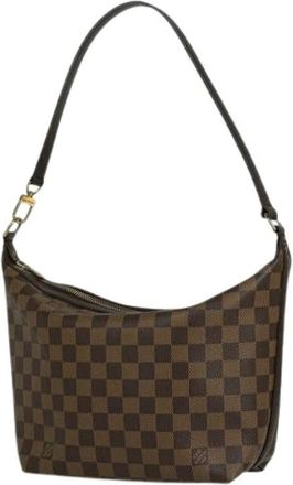 Louis Vuitton Pre-owned Shoulder Bags, female, Brown, Size: ONE SIZE Pre-owned Vintage Damier Canvas Shoulder Bag