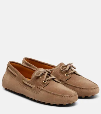Tod's Suede boat shoes