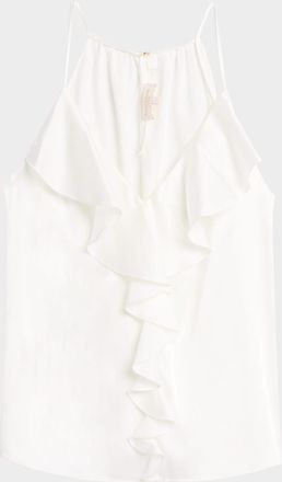 Ramy Brook Bronwyn Ruffle-Trim Tank Top