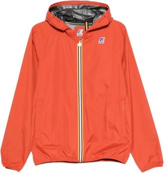 K-Way Logo-patch Hooded Jacket - Heren - Zomerjassen - Oranje - XL - Jassen