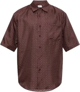 Saint Laurent Hombre, Camisas, Rojo, Talla: M