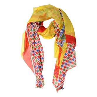 Dolce & Gabbana Chal de Seda Carretto - Accessories - Mujer - Multicolor - ONE SIZE