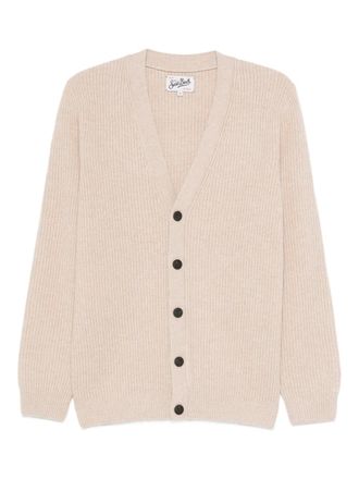 MC2 Saint Barth V-neck wool cardigan - men - Wool - S - Neutrals