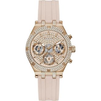 Guess Heiress Horloge - Dames - Accessoires - Roze - Maat: ONE Size