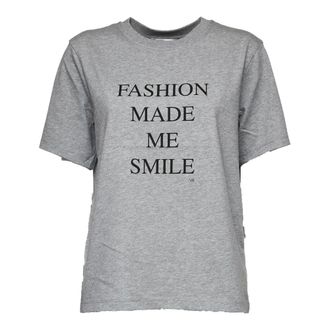 Victoria Beckham T-Shirts, female, Gray, Size: XS T-Shirts