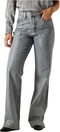 Gestuz Straight Leg Jeans - Dames - Regular Fit Jeans - Blauw - W27 - Katoen - Jeans