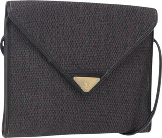 Saint Laurent Pre-owned Plastic Schoudertas - Dames - Vintage Schoudertas - Zwart - ONE Size - Vintage