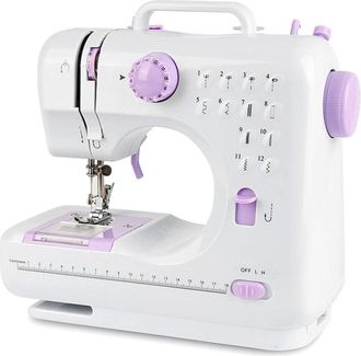 OEM M&aacute;quina De Coser Electr&oacute;nica, Mini M&aacute;quina De Coser Port&aacute;til, Con 12 Puntadas Diferentes Y Pedal, Semiautom&aacute;tica, Doble Hilo - Aguja &Uacute;nica - Cabezal &Uacute;