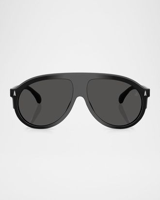 Moncler Men & apos;s ME6001 Aviator Sunglasses