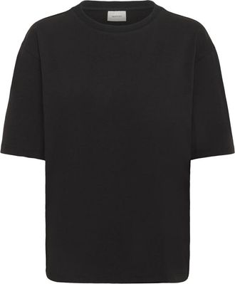Gestuz Classic T-shirt - Dames - T-shirts - Zwart - S - Katoen - Tops