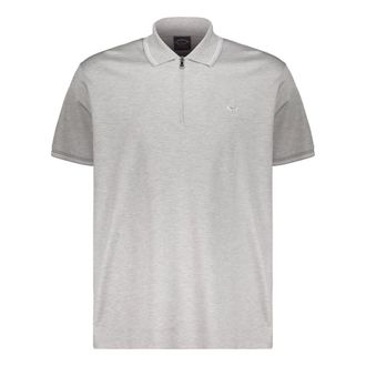 Paul & Shark Paul & Shark, Polo Shirts, male, Gray, Size: 2XL Cotton Polo Shirt