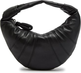 Christophe Lemaire Fortune Croissant Mini Leather Shoulder bag - Black - One Size