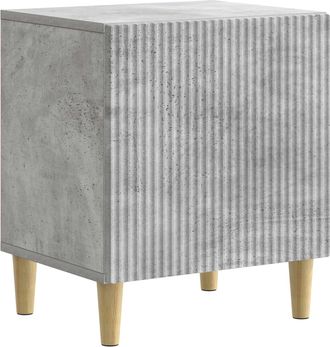 vidaXL Armario De Noche Gris Hormig&oacute;n 43 X 34,5 X 50 Cm Vidaxl