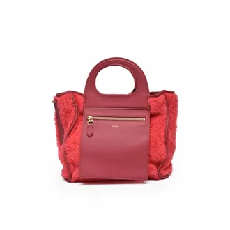 Max Mara Dames, Tassen, Rood, Maat: ONE Size Leer
