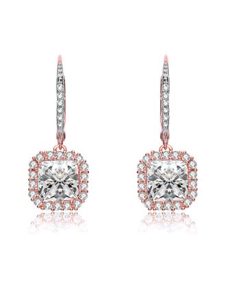 Genevive Cz Drop Earrings