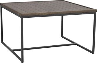 Rowico Couchtisch Deerfiled 80 x 80 cm, Eiche Dunkelbraun