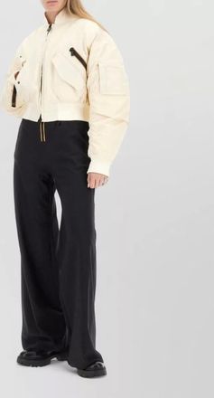 K-Way cropped puffer jacket