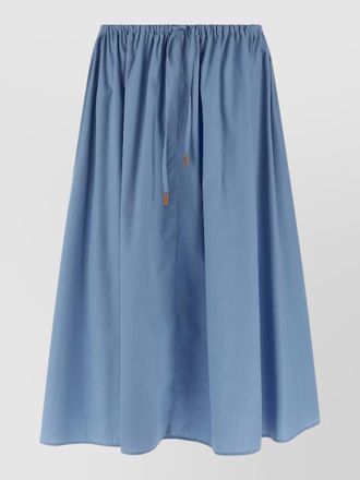 Marni poplin skirt featuring gathered fabric detail