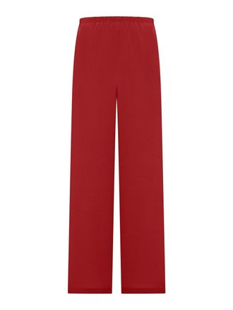 Max Mara Maga Pants In Silk Crpe De Chine