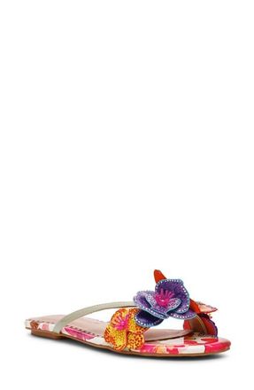 Betsey Johnson Nicolle Sandal in White Multi at Nordstrom, Size 7.5