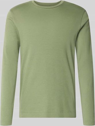 Christian Berg Longsleeve mit Rundhalsausschnitt in Schilf, Größe 3XL
