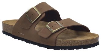 Josef Seibel Pantolette JOSEF SEIBEL Josef 01, Herren, Gr. 40, braun, Leder, Schuhe Pantolette, Sommerschuh, Schlappen, Sandale mit softem Fussbett