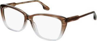 Victoria Beckham Brown Acetate Glasses Womens (Frames)