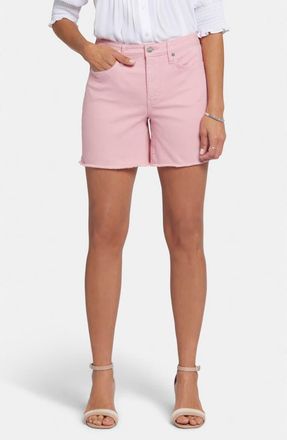 NYDJ Frayed High Waist A-Line Shorts in Aphrodite at Nordstrom, Size 10