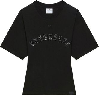 Courr&egrave;ges Round Neck T-Shirt