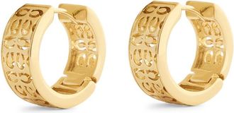 Coach Cut out C Hoop Earrings - Gold - One Size
