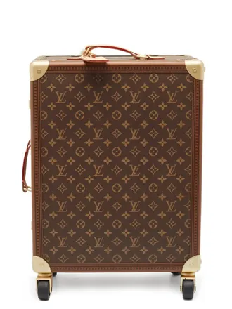 Louis Vuitton monogram-pattern luggage - Brown