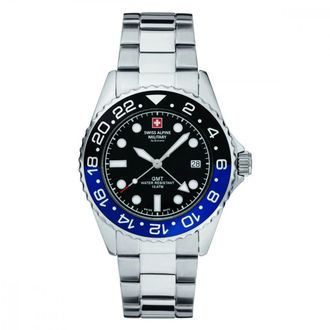 Swiss Alpine Military 7052.1132 Horloge - Heren - Horloges - Zwart - ONE Size - Accessoires