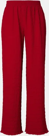 JADE Swim Mika seersucker wide-leg pants