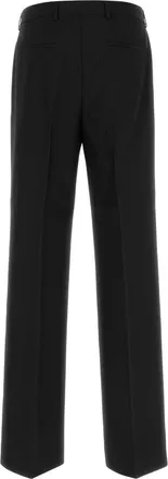 Gucci Mens Tech Panama Trousers Black Polyester