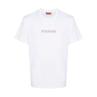 Missoni Heren, Tops, Wit, Maat: S Katoen