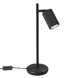 Sollux Lighting L&aacute;mpara de escritorio negro aluminio alt. 15 cm