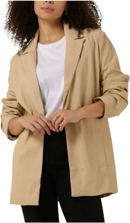 Another Label Jassen, Dames, Beige, XS, Katoen, Eli Blazer
