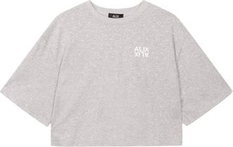 ALIX The Label Alix The Label, Dames, Tops, Grijs, Maat: L Katoen