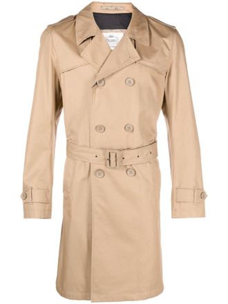 Herno belted cotton trench coat - Brown