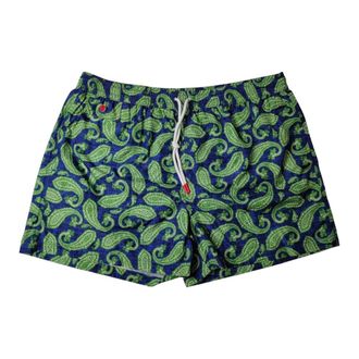 Kiton Heren, Badkleding, Groen, Maat: 2XL Poliester