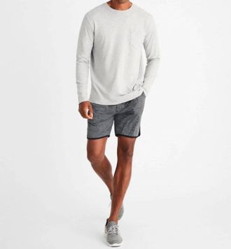 Johnnie-O Ricky Pull-On Shorts In Onyx
