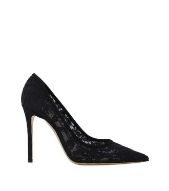 Gianvito Rossi Black Lace Claudia Pumps