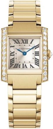 Cartier Tank Française Small 18k Yellow Gold Diamond Watch