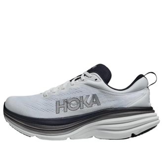 Hoka One One Bondi 8 White Black 1123202-WBLC