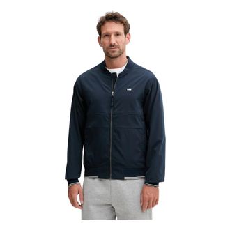 Helly Hansen Marine Bomberjack - Heren - Outdoorjassen - Blauw - S - Polyester - Fitness