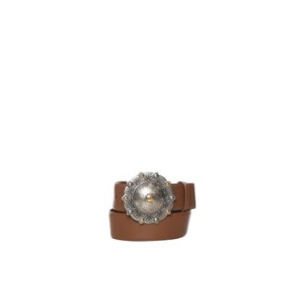 Pinko Pinko, Dames, Accessoires, Bruin, Maat: XS Leer