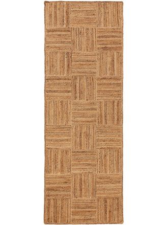 benuta Alfombra de yute marr&oacute;n claro 80x250