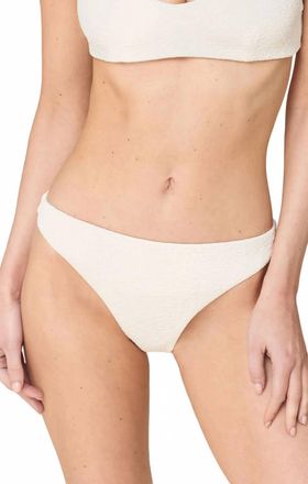 Andie Swim Signature Bikini Bottom In Gardenia